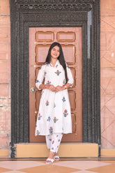 Arihantam Heritage Bloom 2-Piece Kurti Set