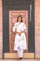 Arihantam Lavender Whisper 2-Piece Kurti Set
